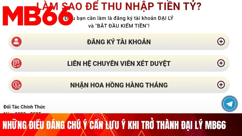 Những điều đáng chú ý cần lưu ý khi trở thành đại lý MB66