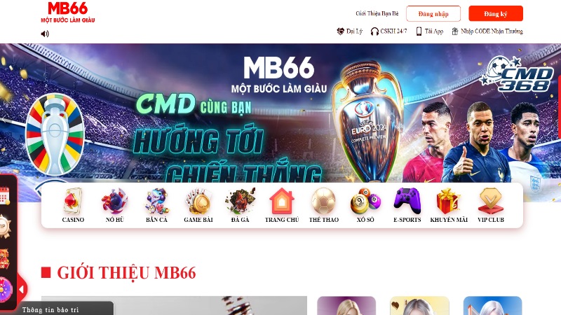 Các trò chơi game MB66 được ưa thích nhất hiện nay