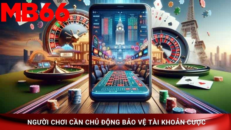 Người chơi cần chủ động bảo vệ tài khoản cược